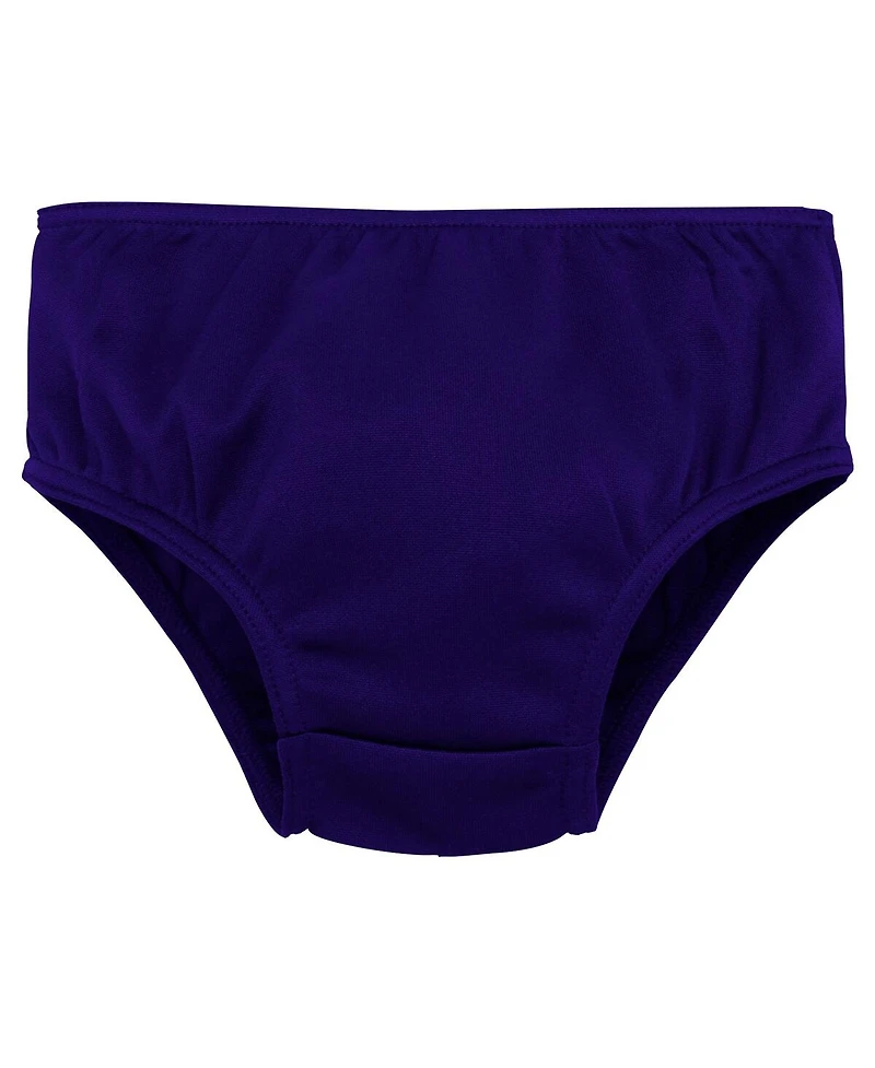 Outerstuff Girls Preschool 2-Piece Purple Baltimore Ravens Spirit Cheerleader Set with Bloomers