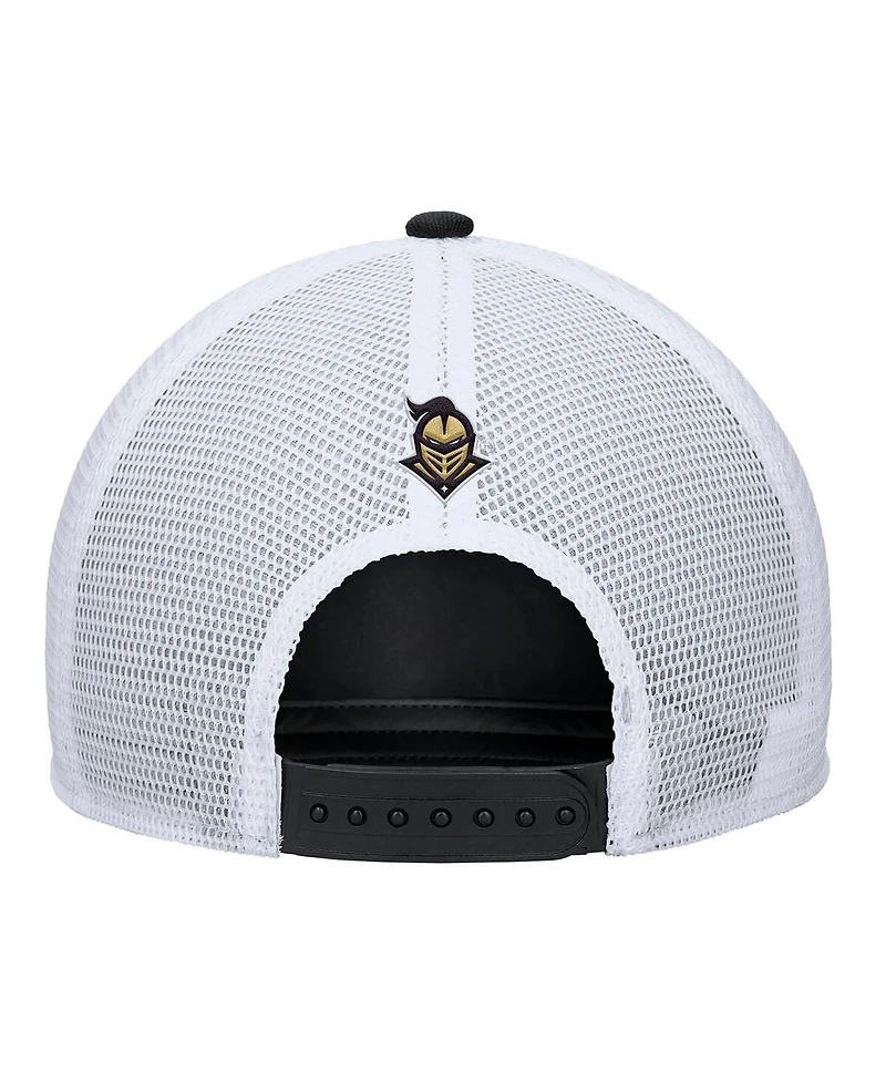 Nike Men's Black Ucf Knights 2025 On-Field Rise Trucker Performance Adjustable Hat