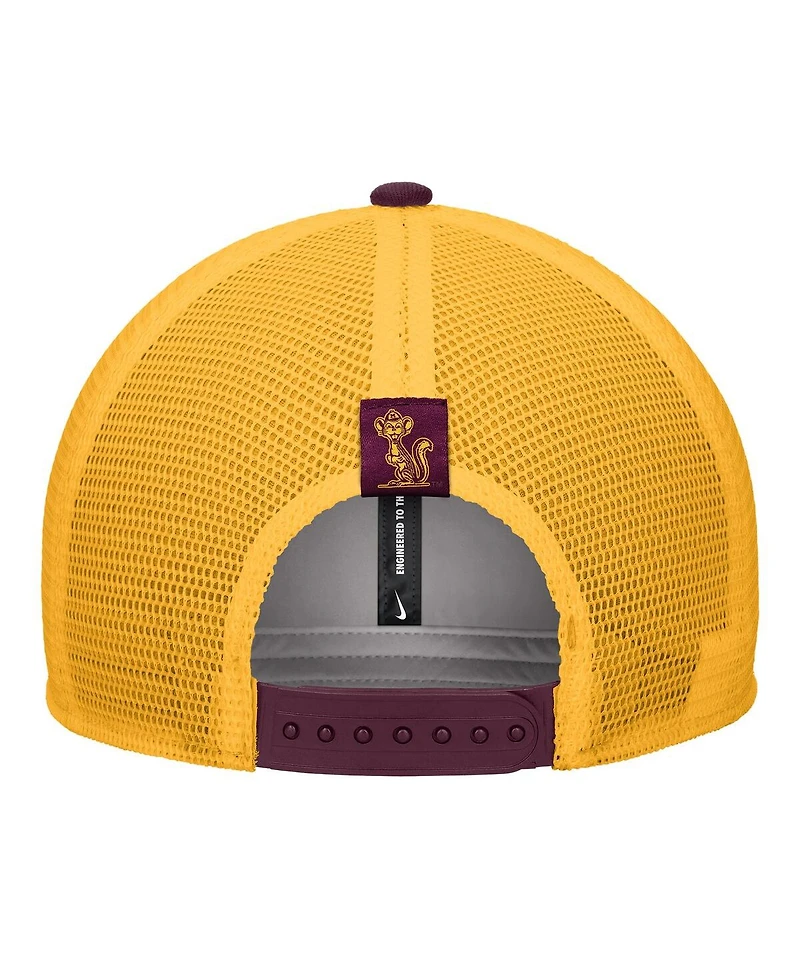 Nike Men's Maroon Minnesota Golden Gophers Vintage Arch Rise Performance Trucker Adjustable Hat