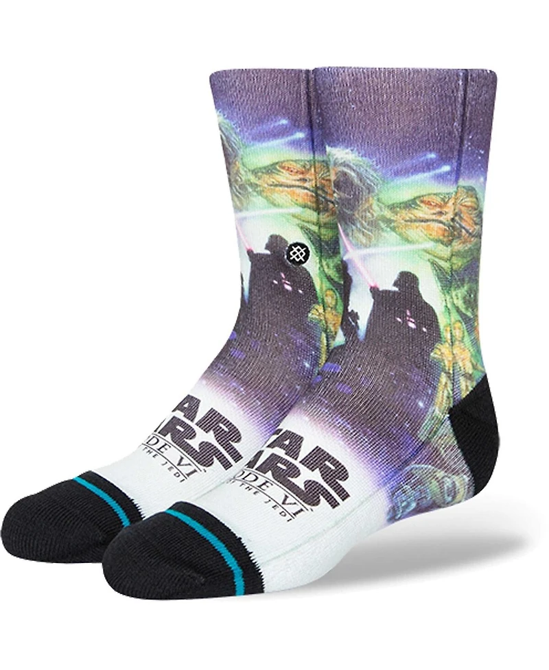Stance Big Boys and Girls Navy Star Wars Return of the Jedi Crew Socks