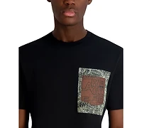 Karl Lagerfeld Paris Men's Thumbprint Detail T-Shirt