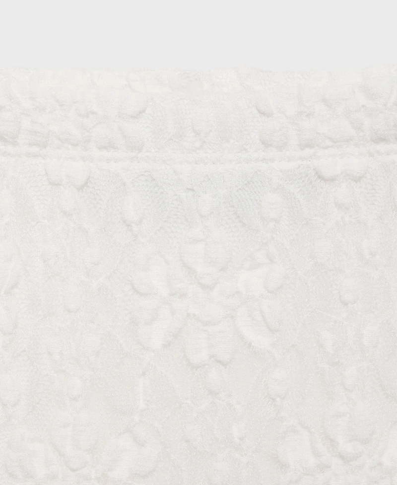 Mango Women's Lace Midi Skirt