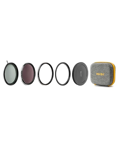 NiSi Swift Vnd Mist Kit with 82mm Swift True Color 1-5 Stop Vnd, Nd16 4 Stop ND and Black Mist 1/4 Filter