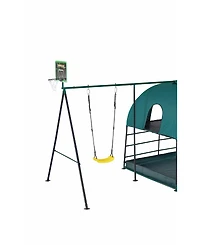 Jumpking Multi-Activity Add-On – Swing, Basketball & Fire Pole Extension (Compatible with Jkcf