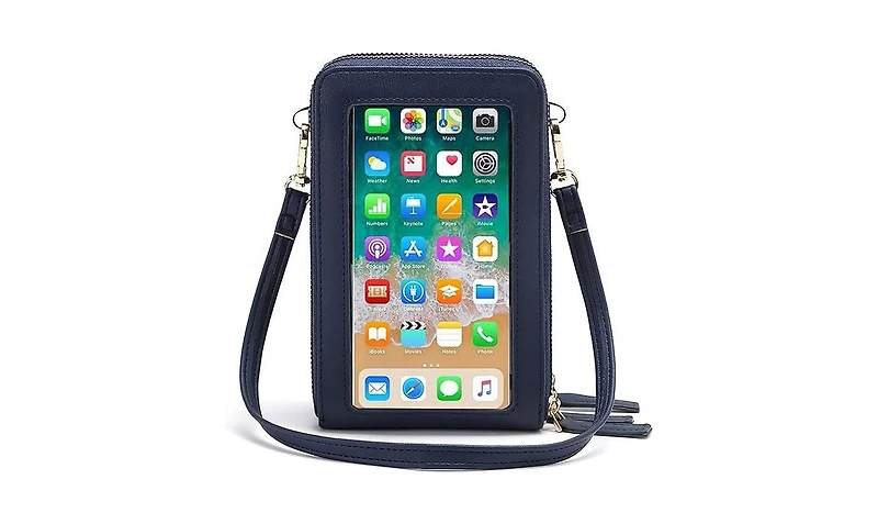 Kemimoto Touch Screen Crossbody Phone Purse for Women, Rfid Blocking Small Cellphone Shoulder with 2 Adjustable Strap