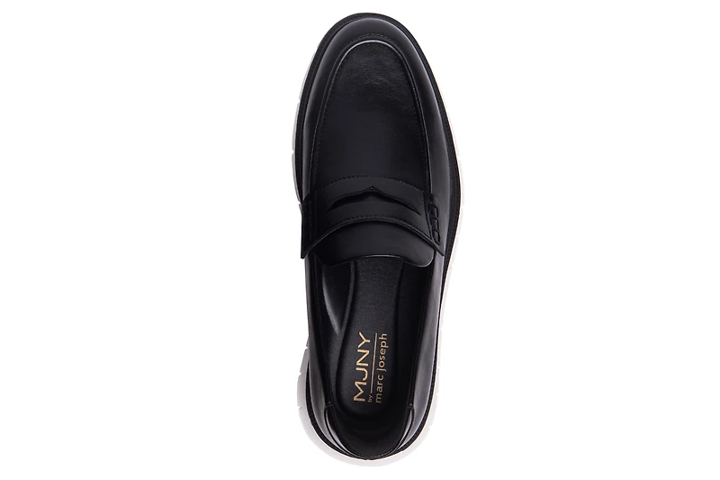 Marc Joseph New York Men's Empire Street Hands-Free Slip On Technology Lightweight Penny Loafers