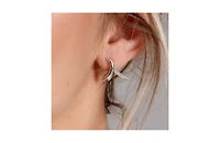 Lucy Quartermaine Sycamore Studs in Gold Vermeil