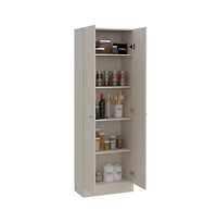 Tuhome Multistorage Pantry Pearl Mdf