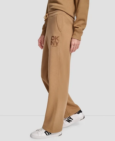 Dkny Women's Sport Stacked Transfer Logo Track Pants