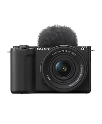 Sony Alpha Zv-E10 Ii Mirrorless Camera with E Pz 16-50mm f/3.5-5.6 Oss Ii Lens, Black, Bundle with 128GB Memory Card, Battery, 40.5mm Filter Kit and