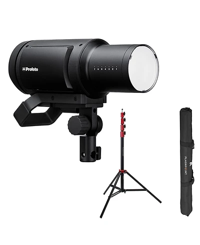 Profoto Pro-B3 750Ws Battery Powered Monolight Bundle with 9.5' Pro Air-Cushioned Stand