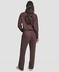 Dkny Women's Sport Stacked Transfer Logo Track Pants