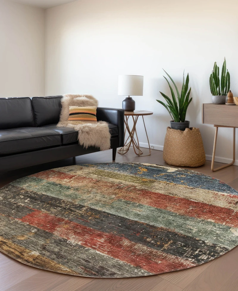 Dalyn Nouveau Washable NV6 8'x8' Round Area Rug