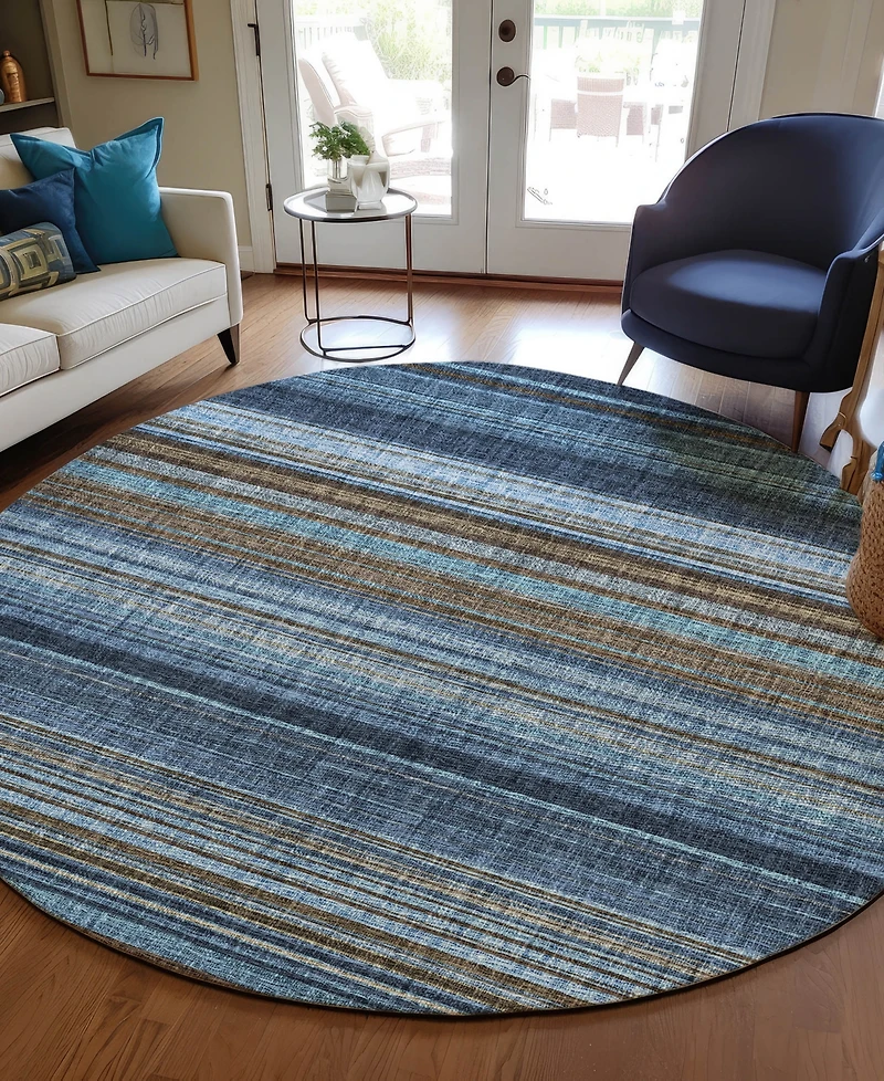 Dalyn Portico Washable PO2 8'x8' Round Area Rug