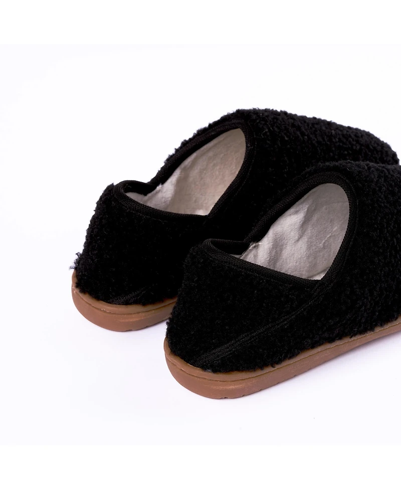 Minnetonka Women's Packaway Fabric Slipper Collabsible Heel