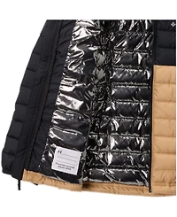Columbia Big Boys Powder Lite Ii Quilted Colorblocked Full-Zip Hooded Jacket