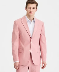 Tommy Hilfiger Men's Modern-Fit Th Flex Stretch Chambray Suit Separates Jacket