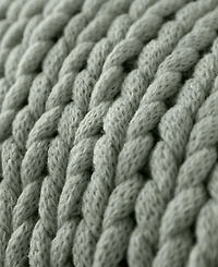 ienjoy Home Eucalyptus Oversized Chunky Hand-knit Throw, 59" x 47"