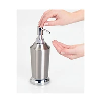 iDesign Brushed Stainless Steel Soap Dispenser - Split Finish