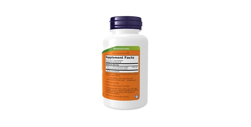Now Foods Lions Mane Mushroom ,60 VegCaps