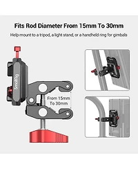 SmallRig Mini V-Mount Battery Plate with Crab-Shaped Clamp
