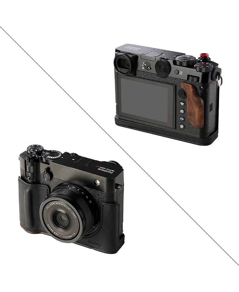 SmallRig Leather Half Camera Case for Fujifilm GFX100RF, Black