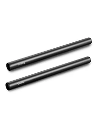 SmallRig 15mm Black Aluminum Alloy Rod Pair, M12 Thread, 12"