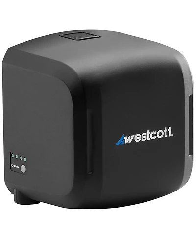 Westcott Fj ProMax 148Wh 29.6V 5000mAh Ac/Dc Lithium-Ion Battery and Power Adapter for FJ800 and FJ400 Ii Strobes