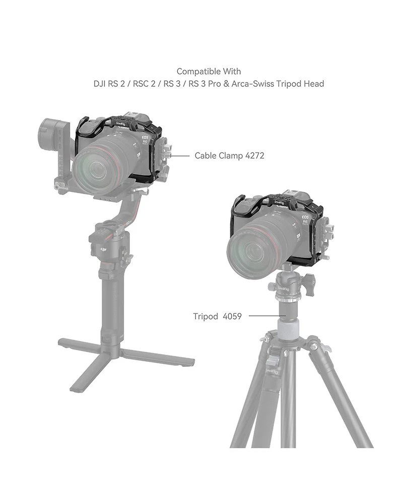 SmallRig Black Mamba Full Camera Cage for Canon Eos R6 Mark Ii