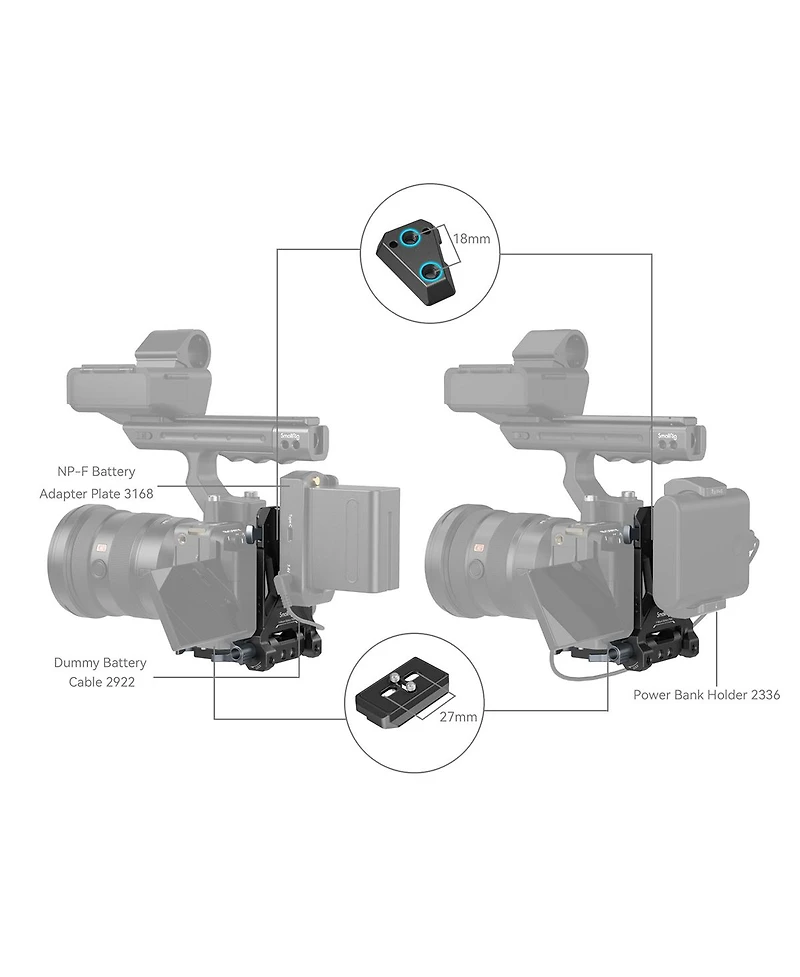 SmallRig 4064B Compact V-Mount Battery Mounting System