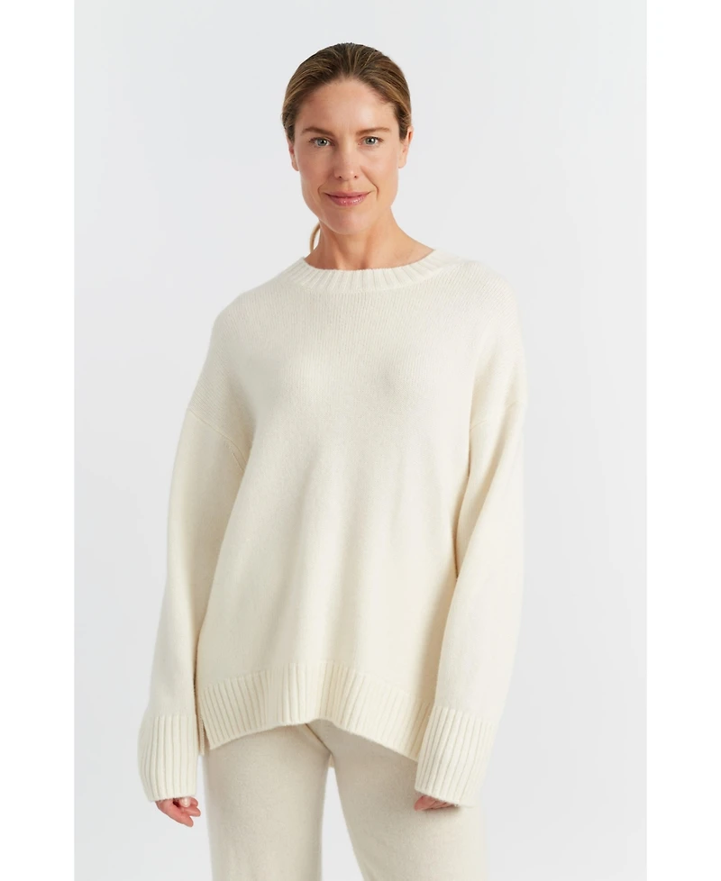 Chinti & Parker Women's Pure Cashmere Crew Neck Sweater