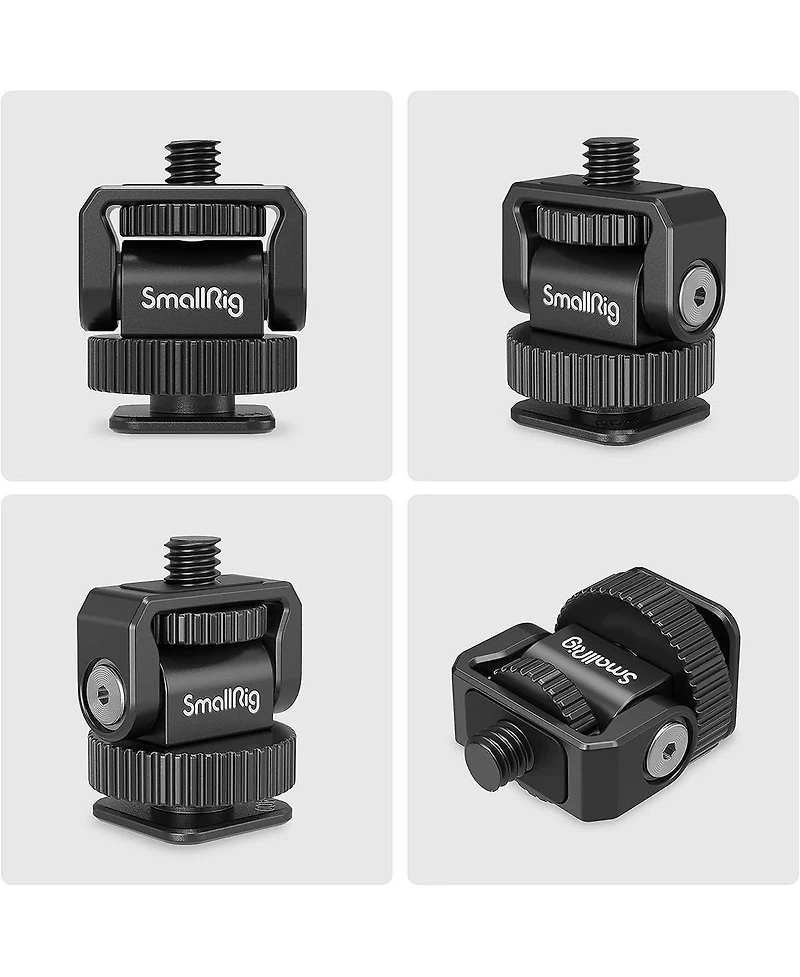 SmallRig Mini Cold Shoe to 1/4"-20 Screw Adapter