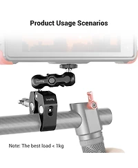 SmallRig Multi-Functional Crab-Shaped Clamp with Ballhead Magic Arm