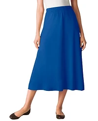 Woman Within Women's 7-Day Knit A-Line Skirt
