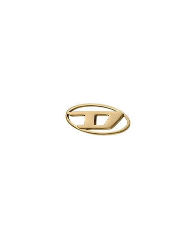 Diesel Men's Gold-Tone Stainless Steel Stud Earring