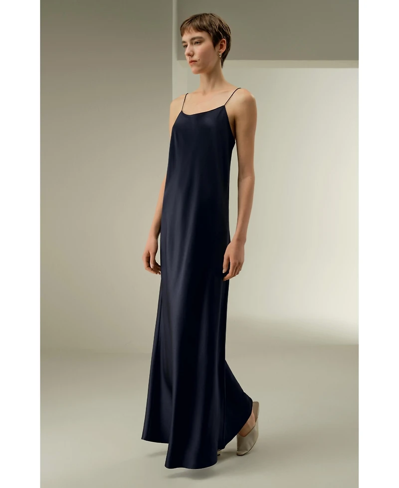 Lilysilk Women's U-Neck Minimalist Slip Dress