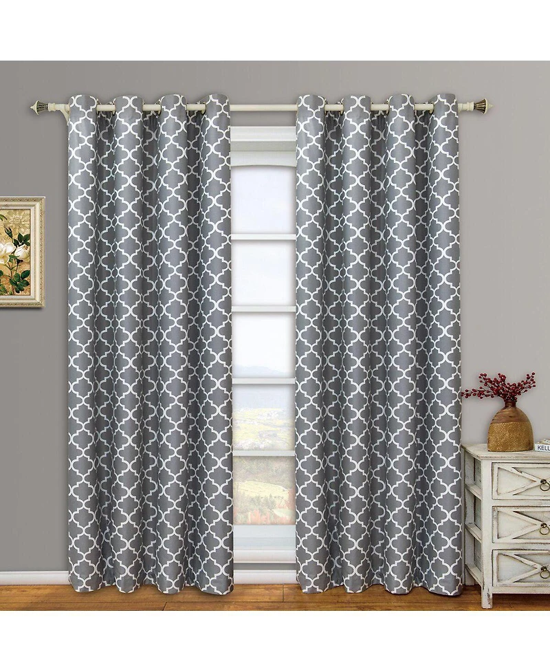 Meridian Room Darkening Thermal Insulated Curtain Pair (Set of 2 Panels