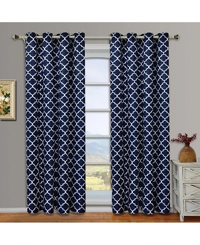 Meridian Room Darkening Thermal Insulated Curtain Pair (Set of 2 Panels
