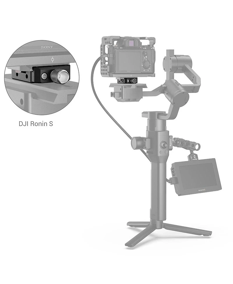 SmallRig Arca-Type Quick Release Clamp for Dji Ronin S/Ronin Sc and Zhiyun Crane Series/Weebill-s Gimbals