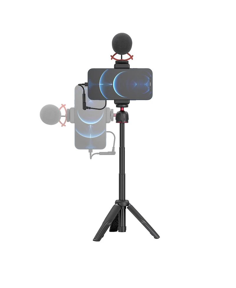SmallRig simorr Vigor Vk-40 Vlog Tripod Kit with Wave S1 Lite Microphone