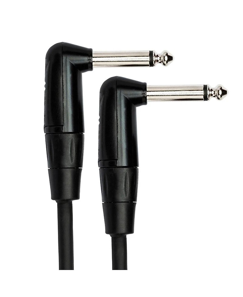 Hosa Technology Rean Right-Angle to Right-Angle Pro Guitar Patch Cable, 12"