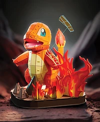 Pokemon Charmander 3D Model Kit Kanto Starter Collection, 241 Pieces