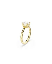 Swarovski Stilla Attract Cocktail Gold-Tone Plated Ring
