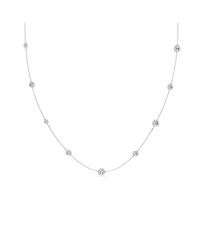 Swarovski Una Angelic Strandage Rhodium Plated Necklace