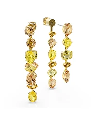 Swarovski Gema Gold-Tone Plated Drop Earrings