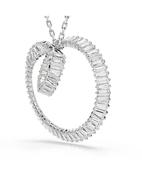 Swarovski Matrix Rhodium Plated Pendant Necklace