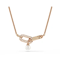 Swarovski Constella Rose Gold-Tone Plated Pendant Necklace