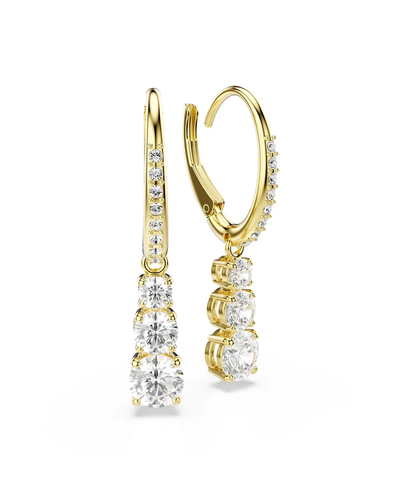 Swarovski Stilla Attract Gold-Tone Plated Hoop Earrings