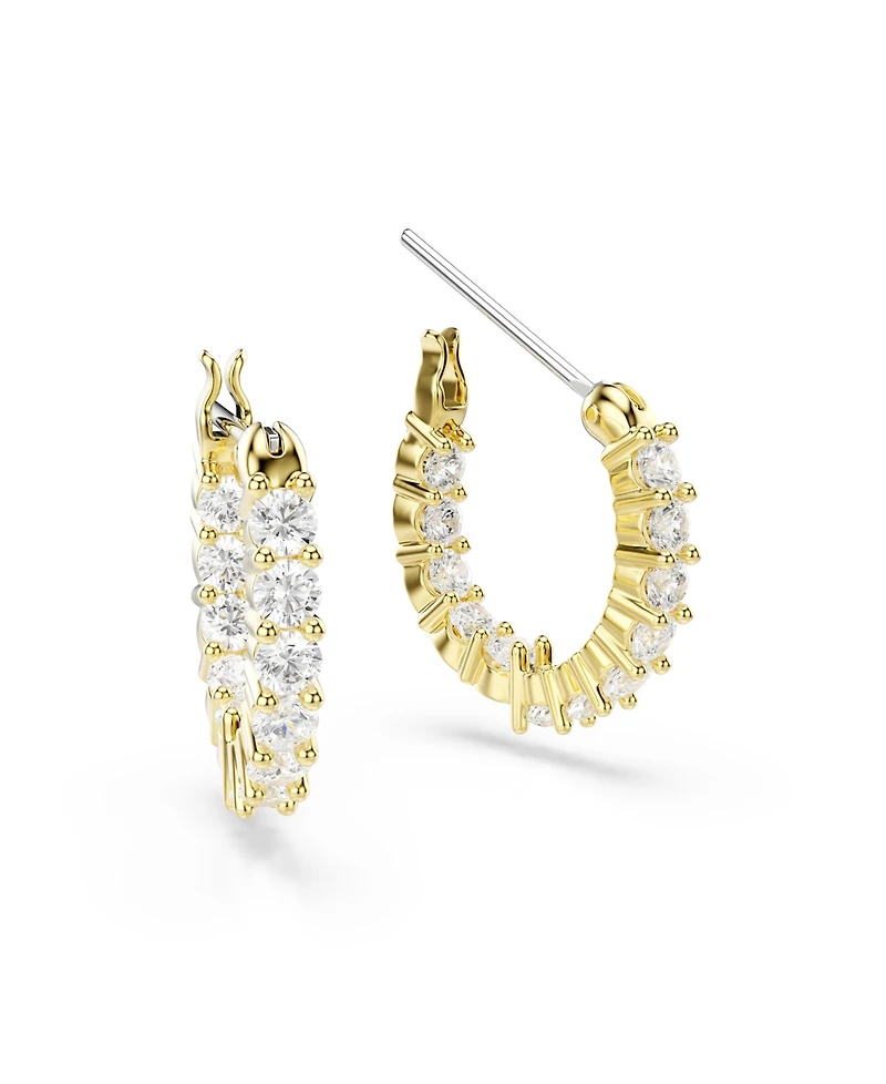 Swarovski Matrix Vittore Gold-Tone Plated Hoop Earrings