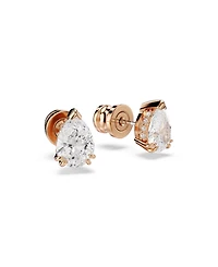 Swarovski Stilla Rose Gold-Tone Plated Stud Earrings